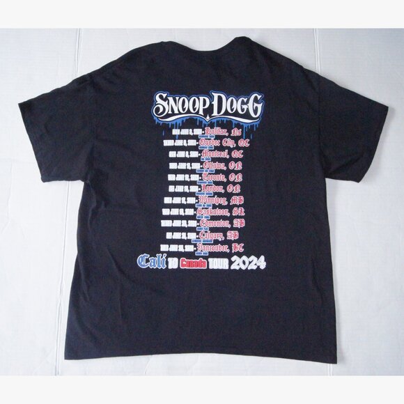 Snoop Dogg Cali To Canada Tour T-Shirt - Picture 3 of 6